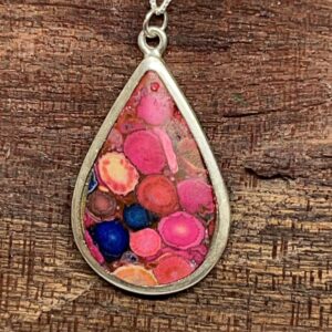 Paintbrush - Large Sterling Silver Teardrop